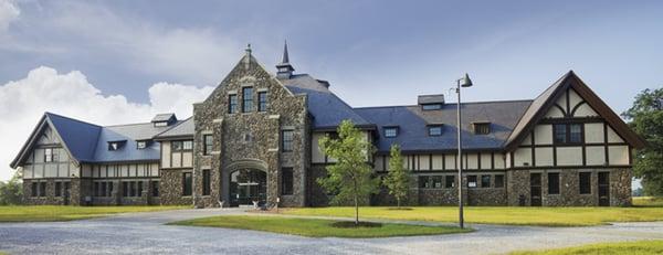 The Farm Barn Cafe located inside the Duke Farms Farm Barn Orientation Center.