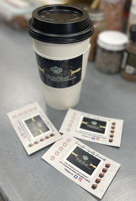 Become a loyalty member w/ our punch cards.