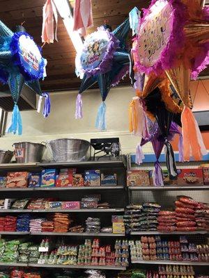 Piñatas and candy available for your next party