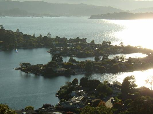 Tiburon and Angel Island are just a stone's throw