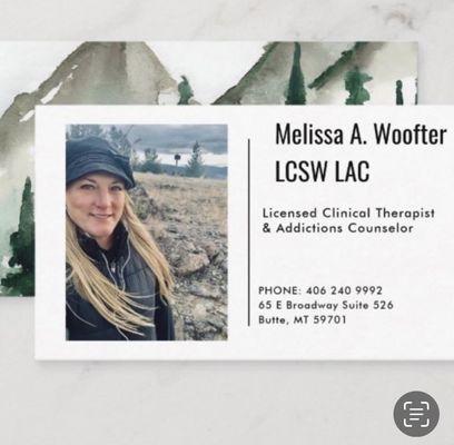 Melissa Woofter LCSW LAC