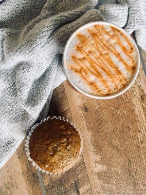 Freshly baked muffins pair so well with lattes, yes?