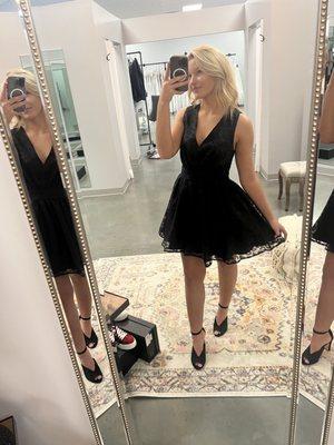 Perfect black mini dress