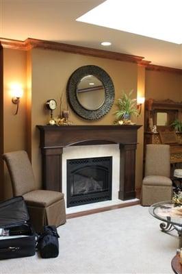 Fireplace surrounds or built ins