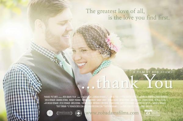 Movie Poster for Stasia and Jordan's Wedding Film in Terrain in Glen Mills, PA