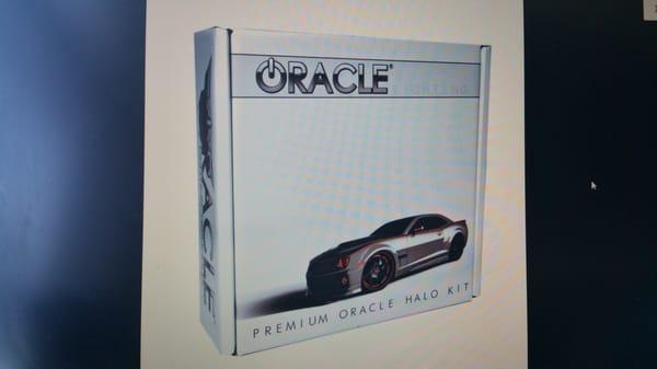 Oracle halo lights  Part number : 2240-001  For 2008-2013 Dodge Challenger  Non Projector type   SMD WHITE DUAL HALO KIT FOR HEADLIGHTS