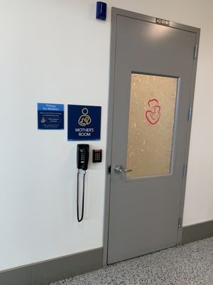 Nursing mothers private rooms at the airport