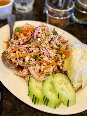 Pork larb