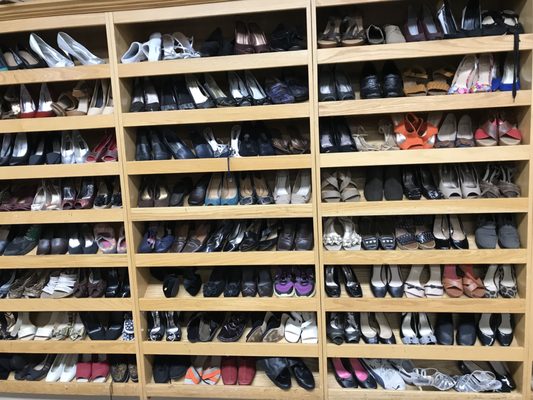 Lots of shoes, but not organized