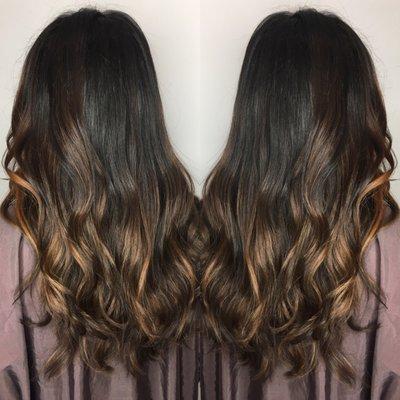 Balayage & Blow-dry by Nina