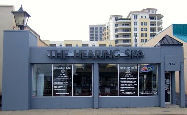 The Hearing Spa, located at 1416 Fruitville Road in Sarasota, Florida! (941) 366-4848