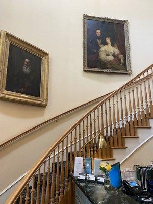 Staircase in the entrance