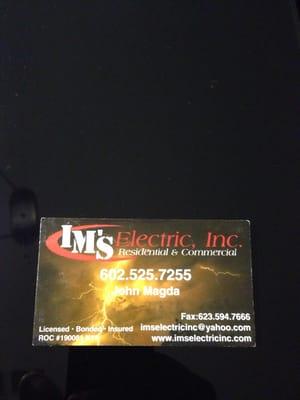 IMS ELectric Inc