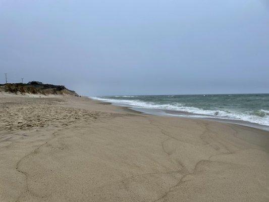 Beach in April