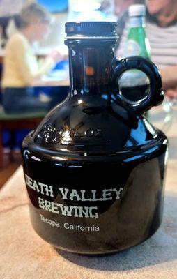 Growler for local beer...but I scored yummy local root beer...