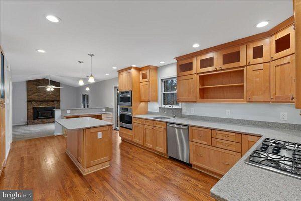 Hardwood install in kitchen