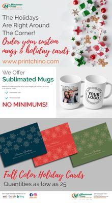 Holiday Mugs & Greeting cards