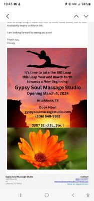 Gypsy Soul Massage Studio