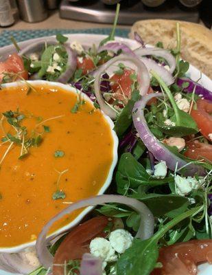 Tomato Soup & Side Salad