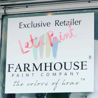 We are now carrying Farmhouse Paint now let's paint!