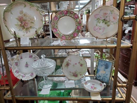 Miscellaneous Antique and Vintage Floral Bowls & Plates.  Again, all sold individually.