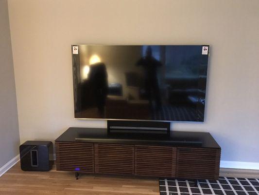 Sonos Playbar with BDI AV cabinet