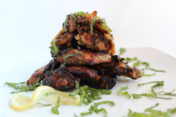 Lemon Basil Chicken Wings !