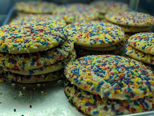 Sugar cookies, some of our big selection!