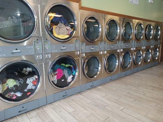 Big dryers  for wash and fold