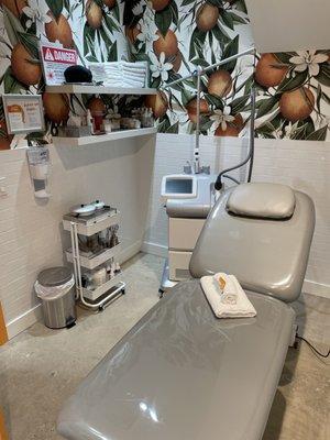 laser hair removal room