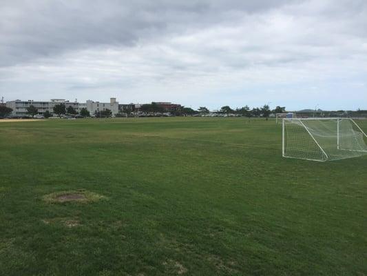 Big soccer field. Also home to the annual Stone Harbor art and crafts show in August.