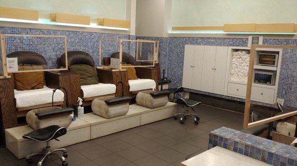 Pedicure section