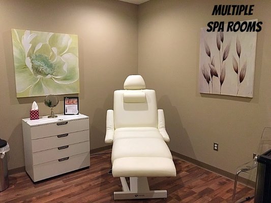 Designated room for Medical Aesthetics, including BOTOX, Fillers, Kybella, and skincare consultations.