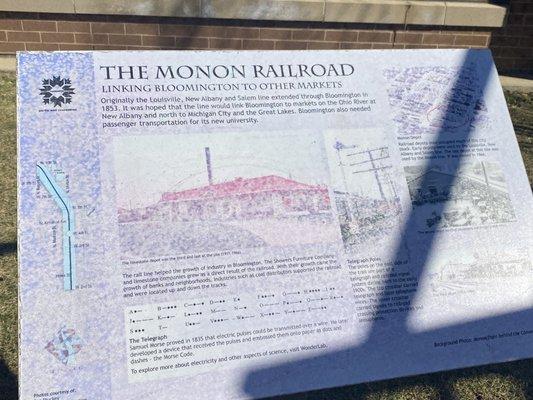 The Monon Railroad Dedication