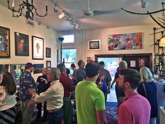 Opening Reception at Kaviar Gallery