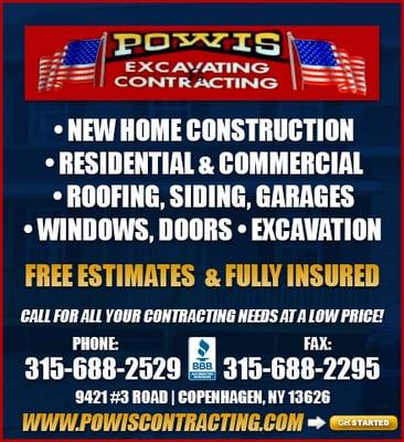 Powis Contracting Inc Powered By YellowPageCity.com