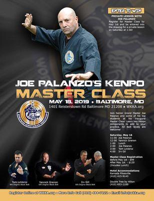 Master Class Seminar-Saturday, May 18