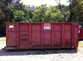 20 yard container