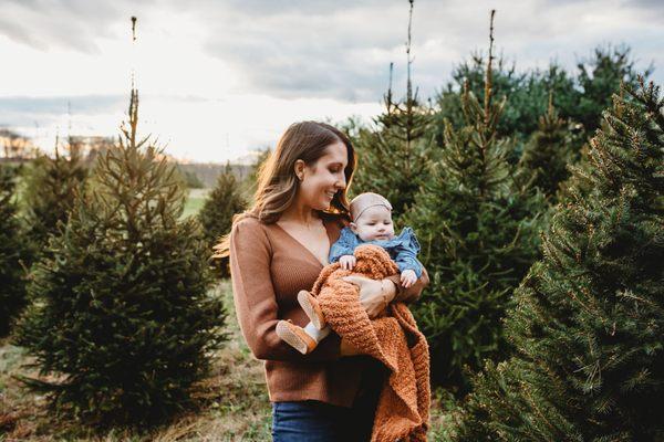 Mini Tree Farm Session in Parkton, MD