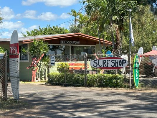 image of the shop, taken from across the street