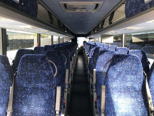 Interior of 56 Seater Bus