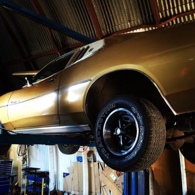 My 1973 Dodge Charger getting a complete restoration at the best mechanic in town