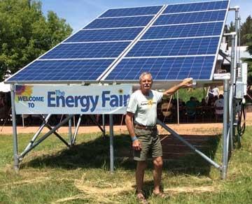 Johnson completes NEC Code-Compliant PV Solar Electric training at MREA's Annual Energy Fair in Wisconsin