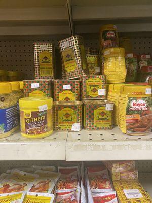 Curry powders for Kenyan and Tanzanian classics