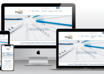 Prepco Medical website