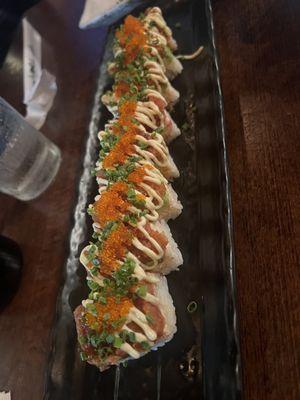 Off menu item- pressed sushi, tuna tower