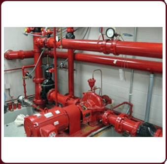 Commercial fire pumps and riser monitoring