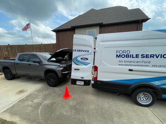 Mobile service? We have you covered! Schedule an appointment in 60 seconds on our website and we will come to you!