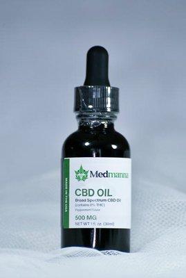 CBD OIL Broad Spectrum by Medmanna. 500mg