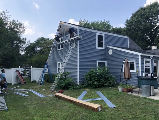 Another home makeover done by Lou's Exterior Remodeling Coram, NY